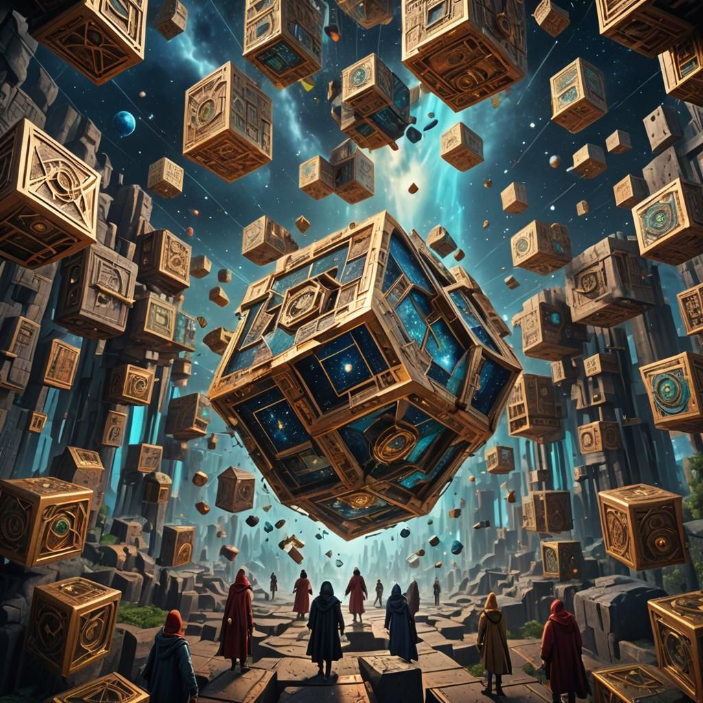Hypercubes and Time Travelers in a Timeless Dimension