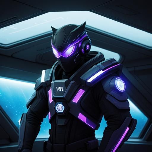Ninja in Spacesuit Concept Art