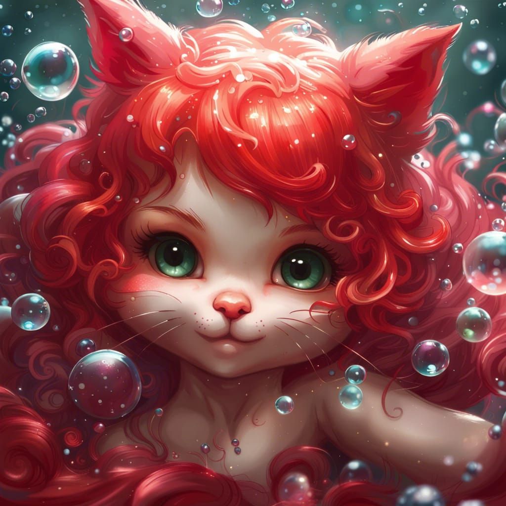 Little Mermaid Kitty