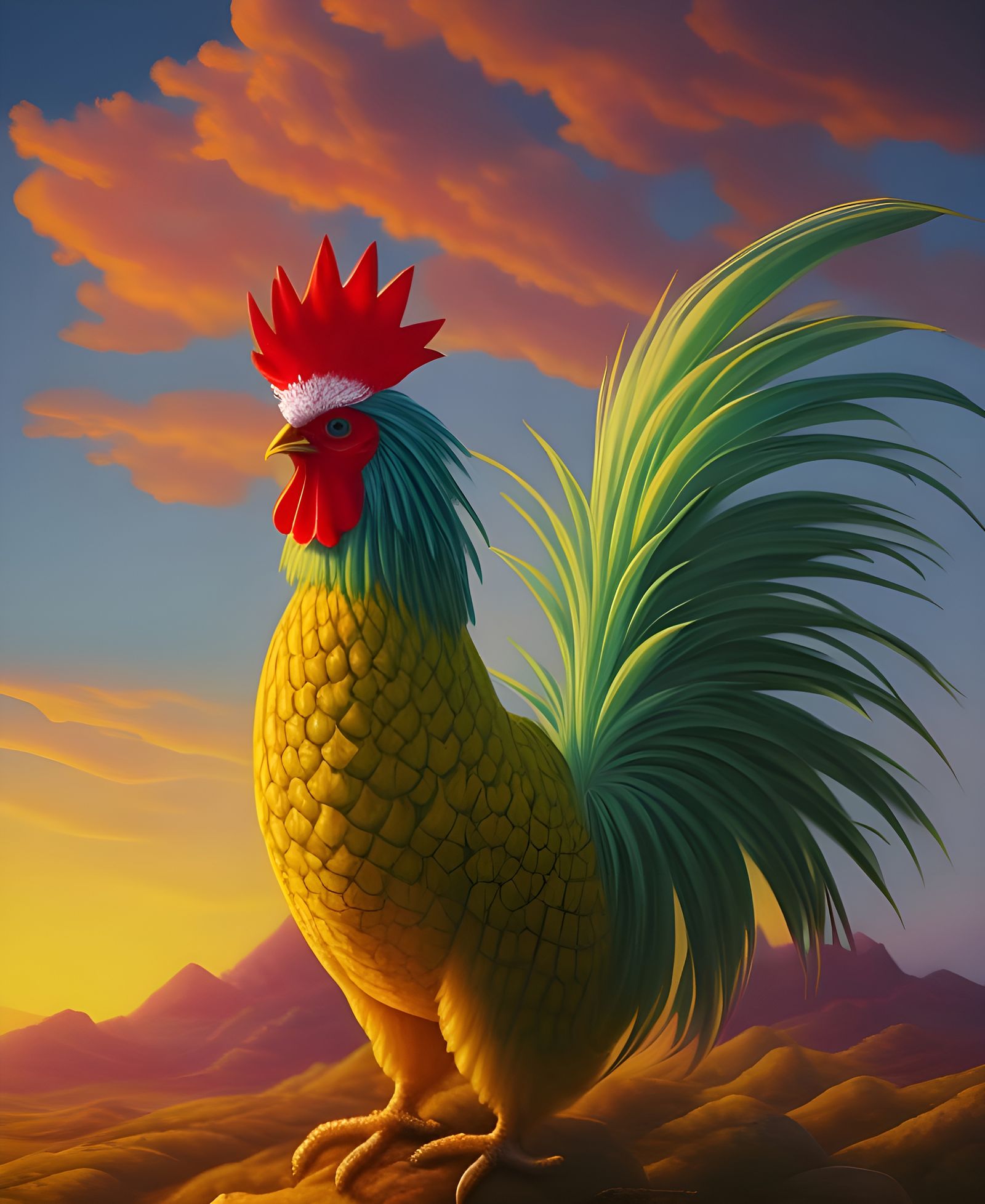 Kalahari Pineapple Rooster