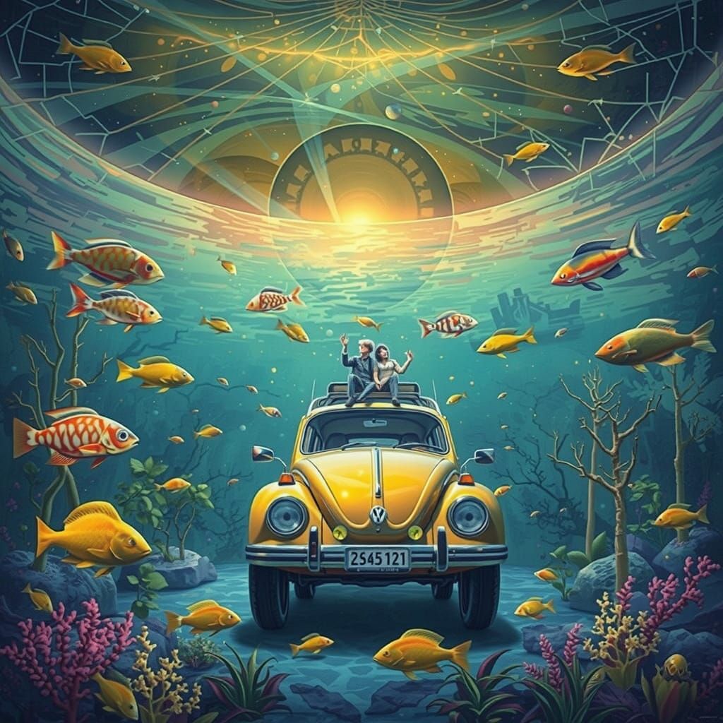 Ethereal Figures Compose Surreal Poems in Bio Art Style