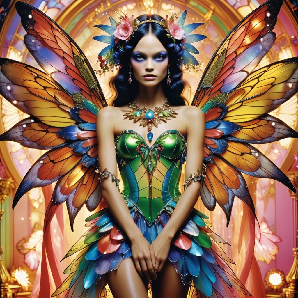 Fairy Wings in LaChapelle Style