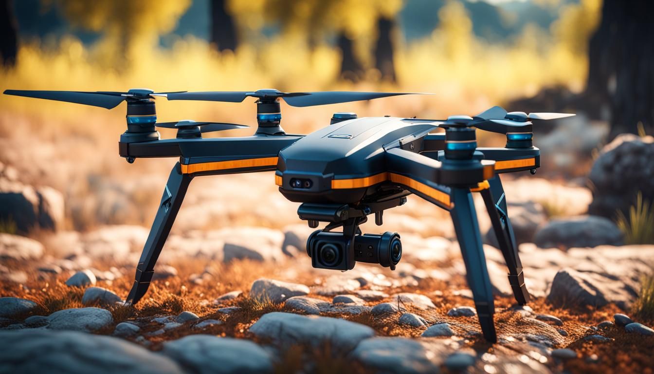 Bayraktar TB2 Drone in Flight: 3D Game Cinematic