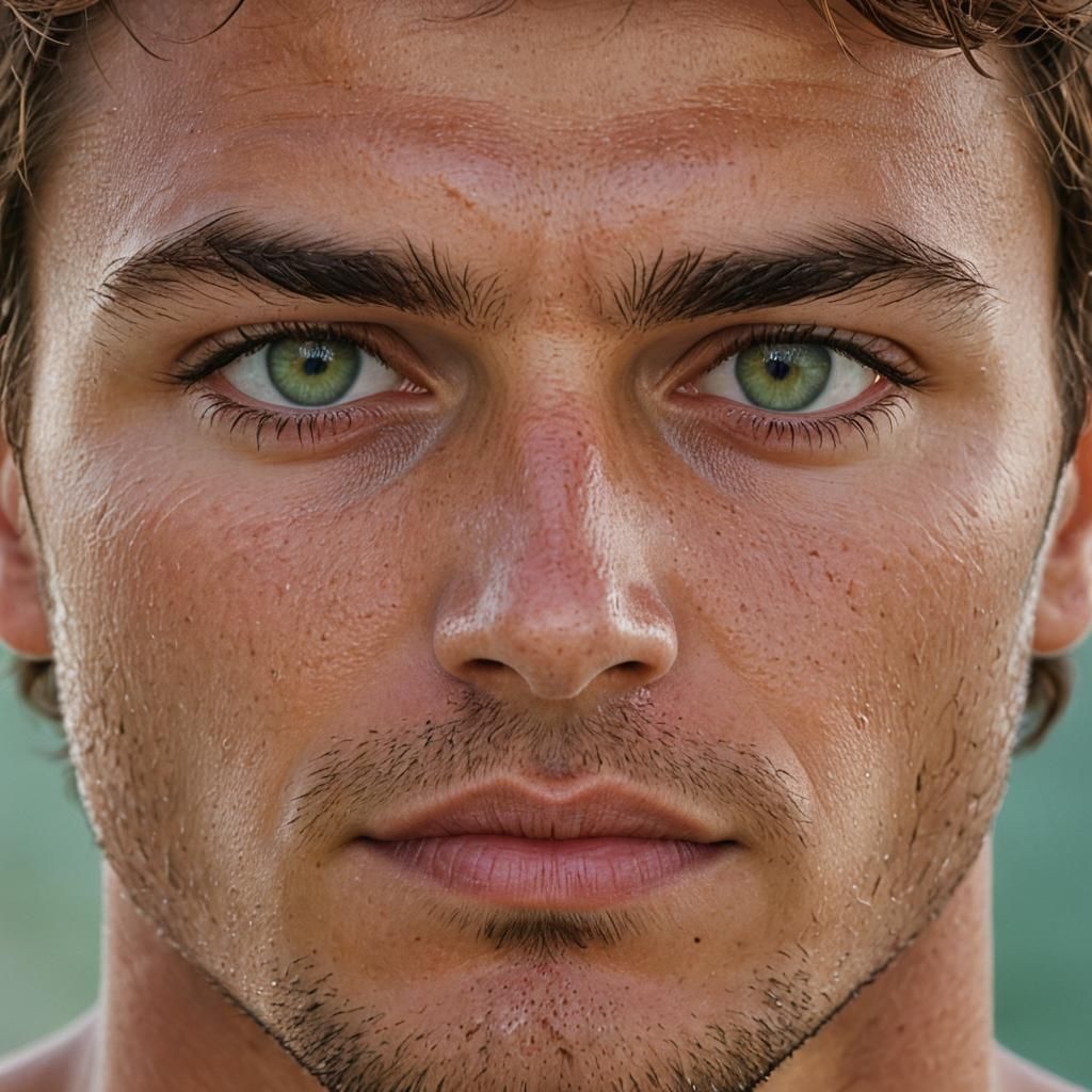 Attractive Latin Man in Speedo: Professional Portrait