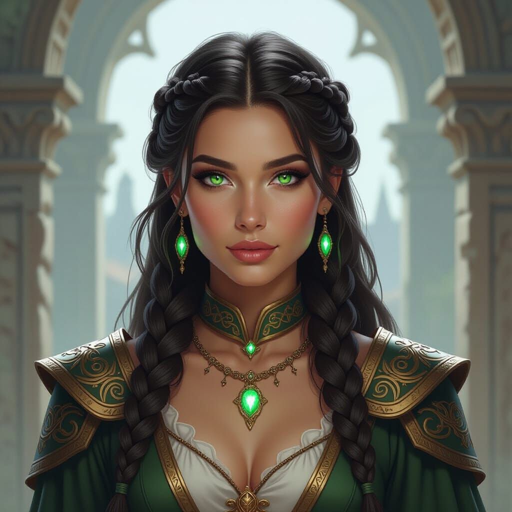 Valeria Septim-Caro: Elegant Imperial-Dwemeri Warrior