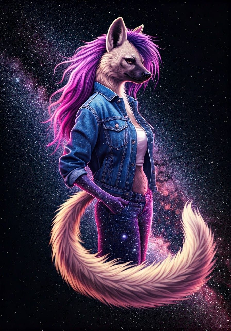 Celestial Goddess of the She-Hyena Constellation