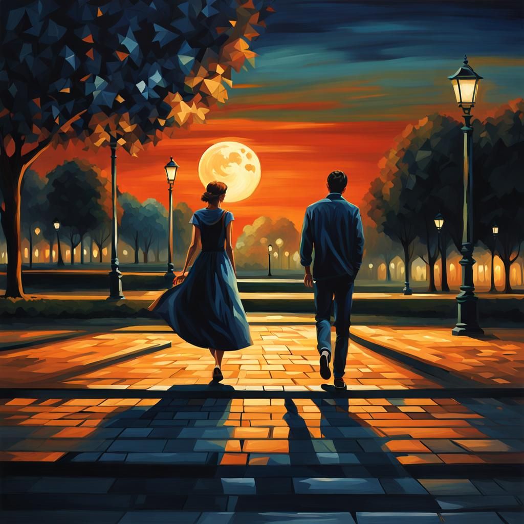 Waiting for the sunrise, soul dancing in the dark
Summer night city
Walking in the moonlight, love-making in the park
Su...