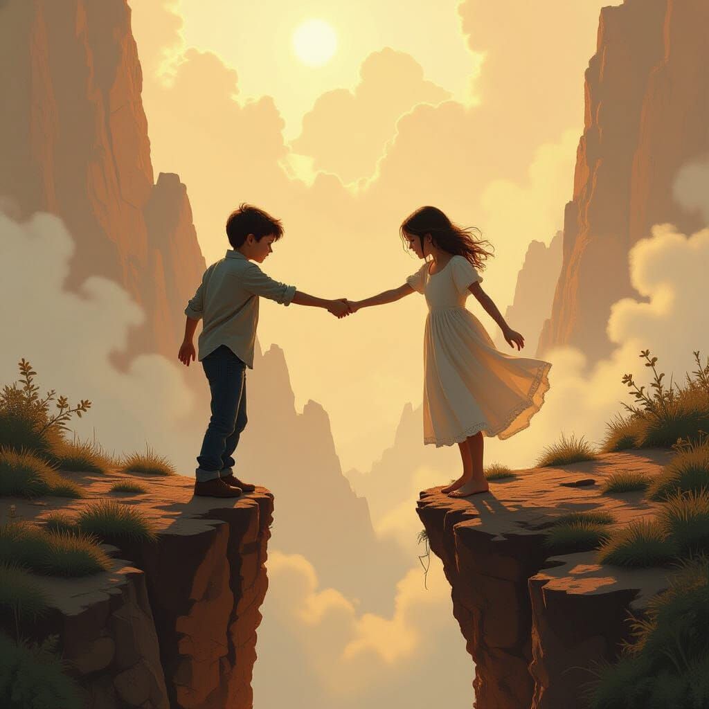 Reaching Across the Chasm: Atmospheric Golden Light