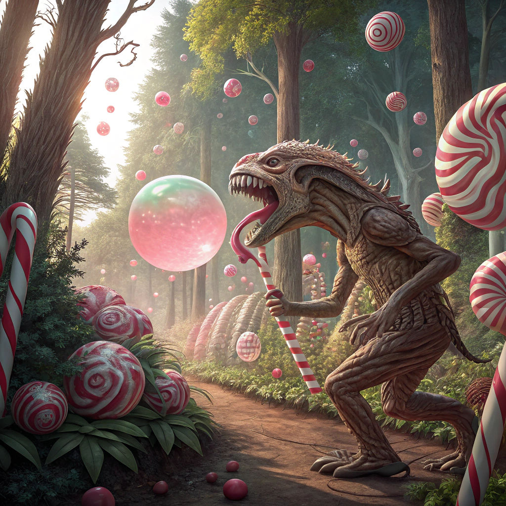 Peppermint Demogorgon vs Bubble Gum Mimic in Candyland
