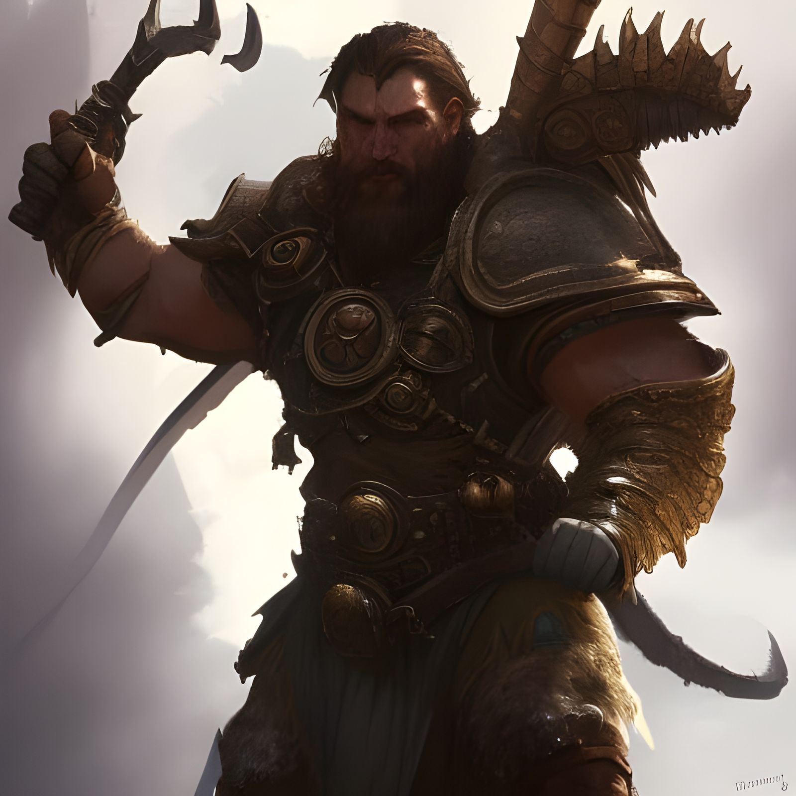 D&D. Barbarian, Fighter