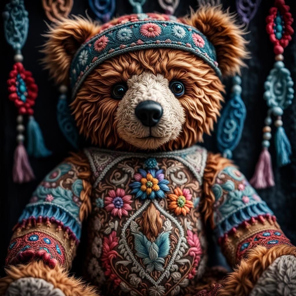 Bohemian Teddy Bear