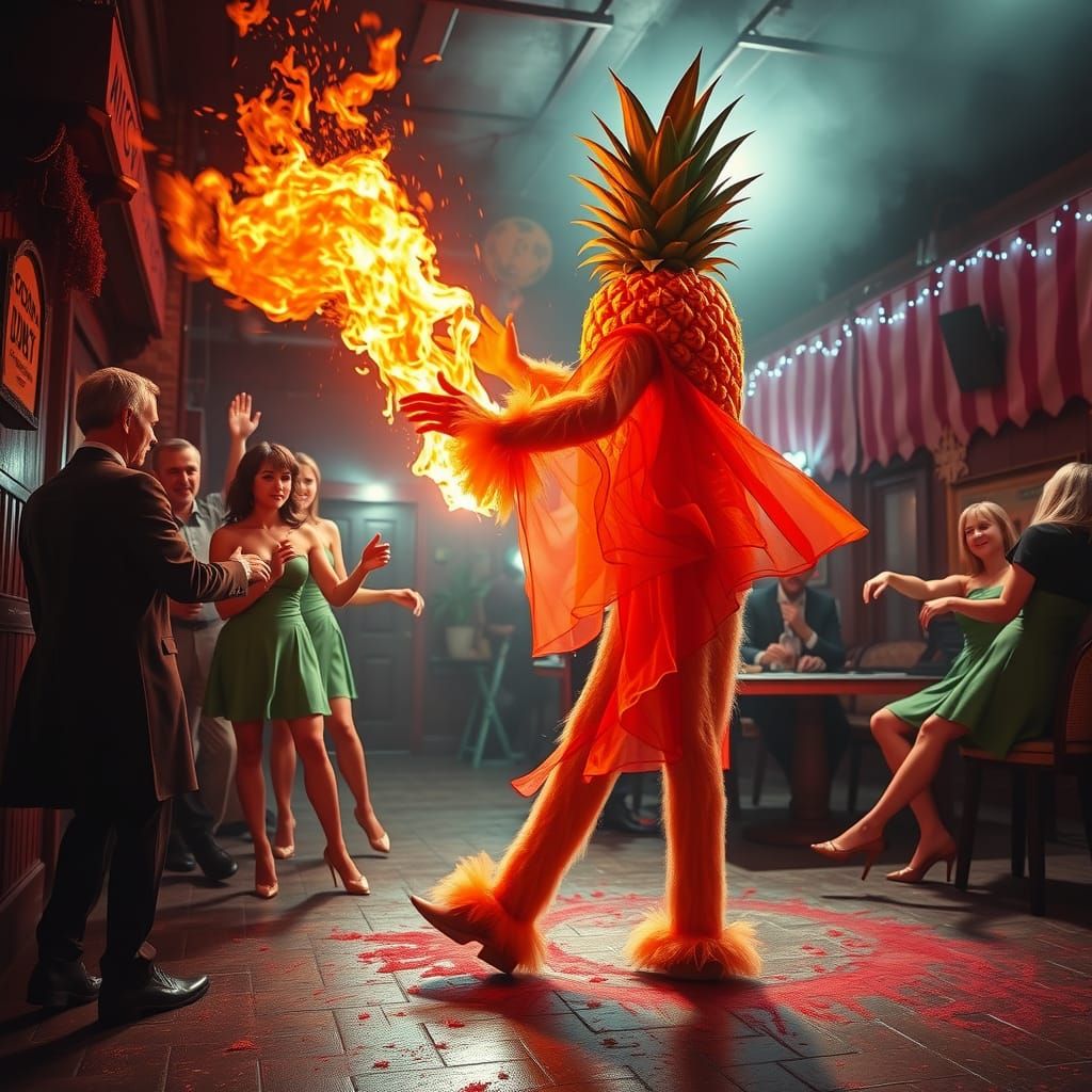 The Flaming Pineapple Dancehall Disaster II