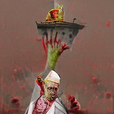 Zombie Pope Generated by AI