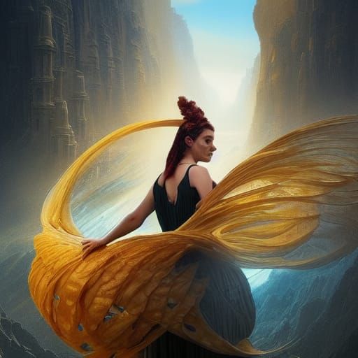 Hyperrealistic Bread Still Life as Matte Painting