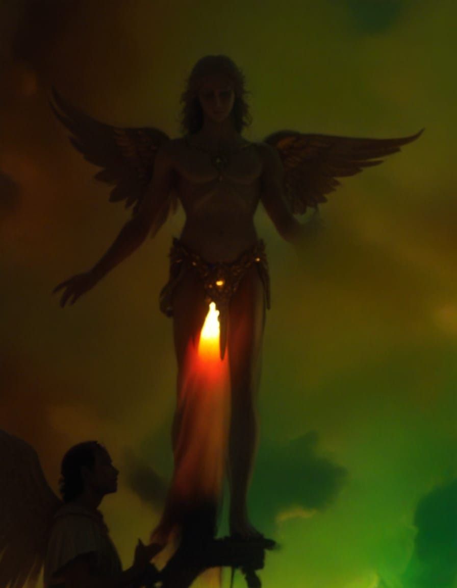 Lord and Angel Unite in Heavenly Harmony