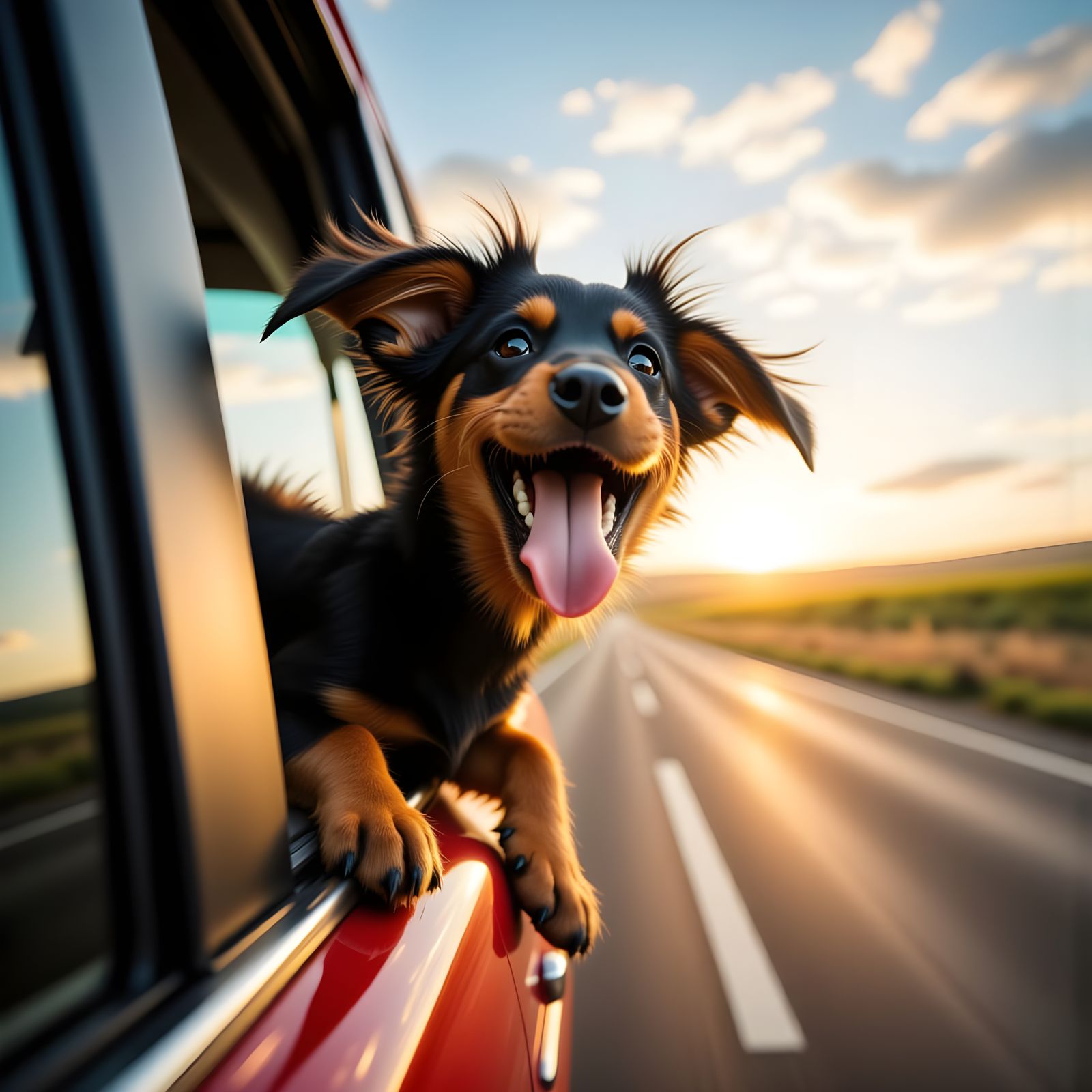 Roxy Loves Car Rides