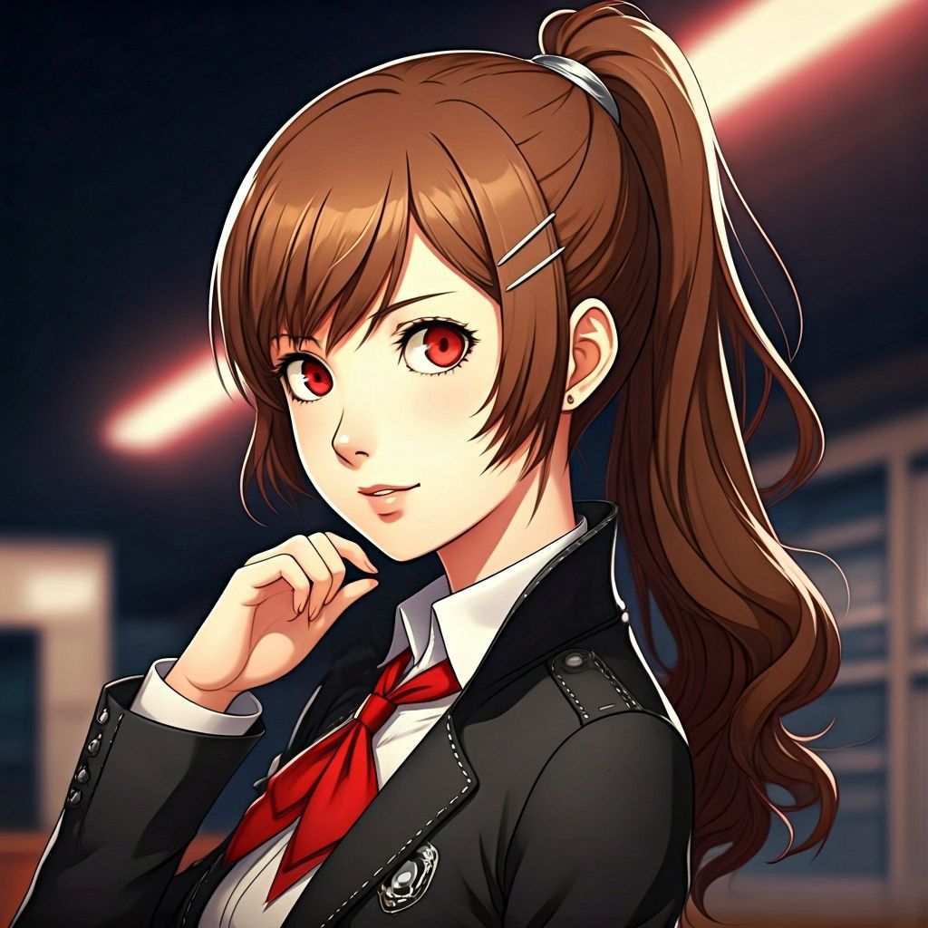 Kotone Shiomi From Persona 3 In School Uniform