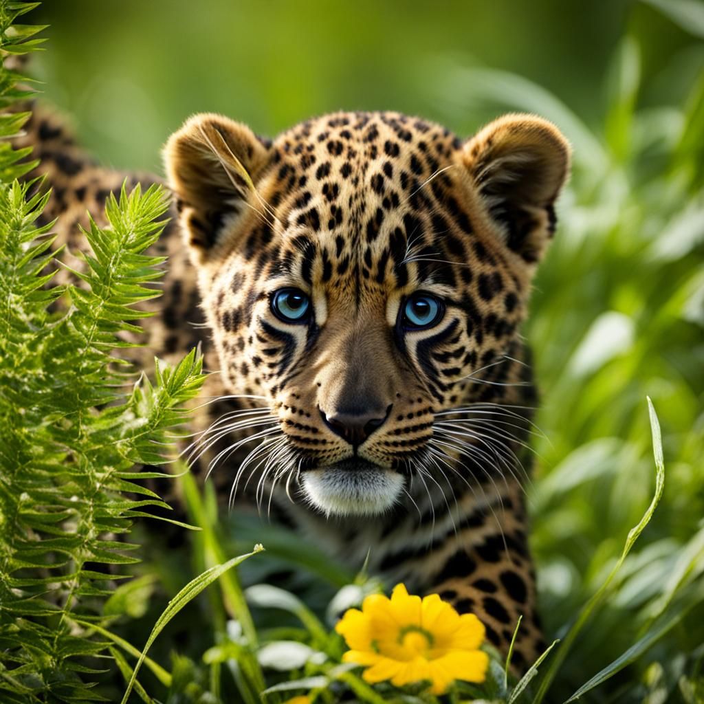 AI Image of Louisiana Leopard Cur Puppy