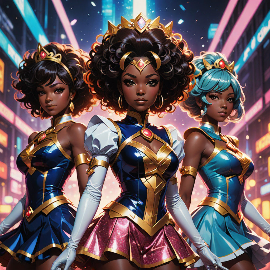 The Supremes as Magical Anime Heroines