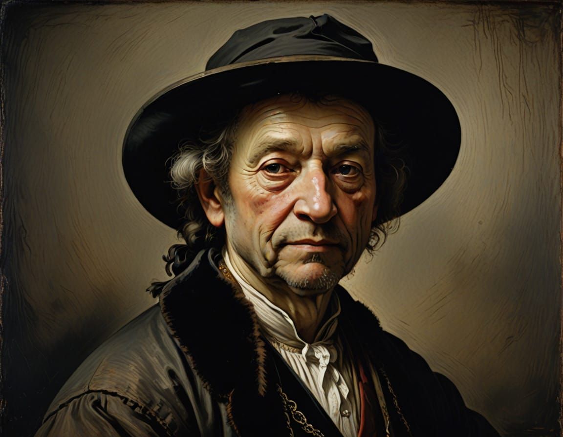 A Noble Portrait of a 17th Century Dutch Master