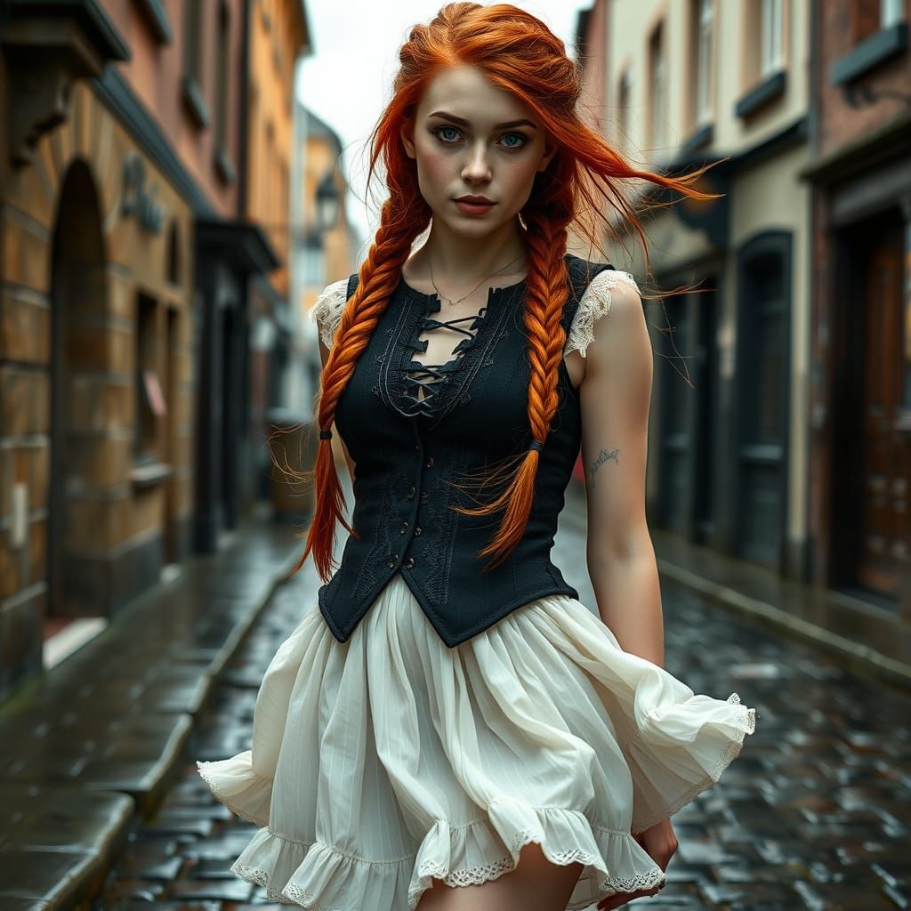 Irish Beauty Caught in Whirlwind Moment