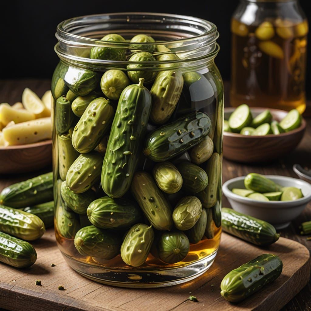 Hyperrealistic Pickle Rick Render