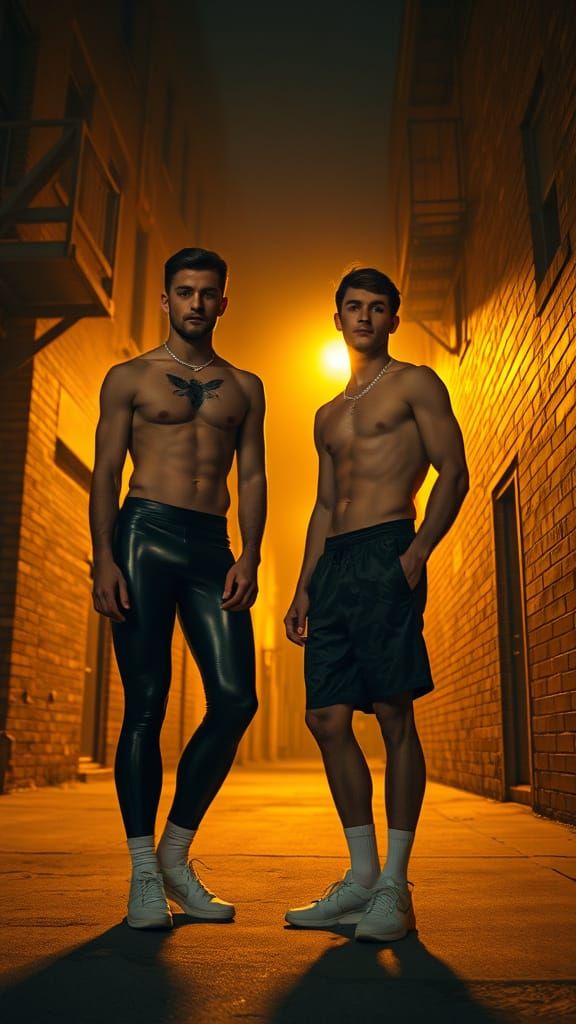 Nighttime New York Street Scene in Cyberpunk Style