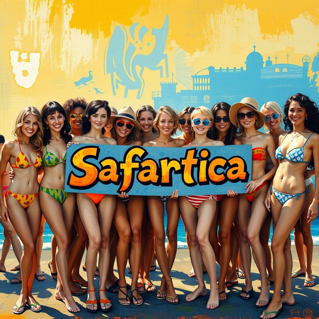 Women in Bikinis Pose in Vibrant Colors as Safartica Album A...