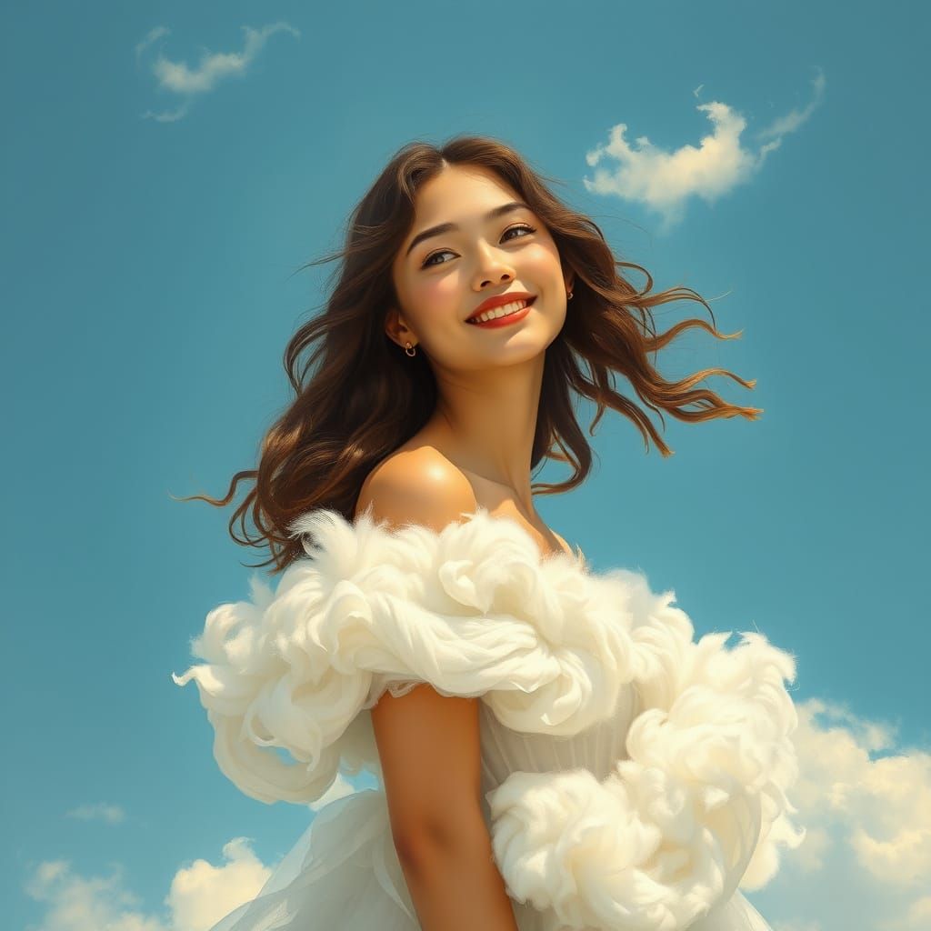 Celestial Beauty in Ethereal Clouds