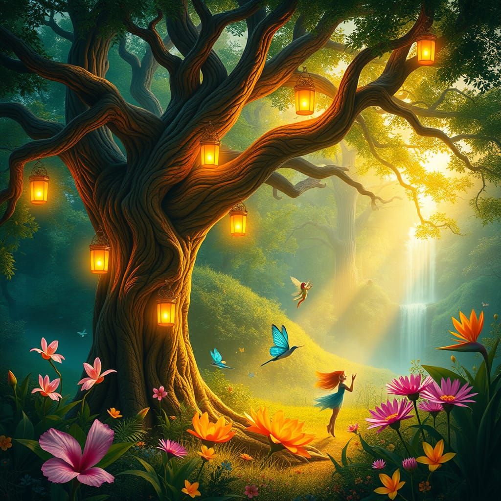 Enchanted Garden of Whimsy and Wonder