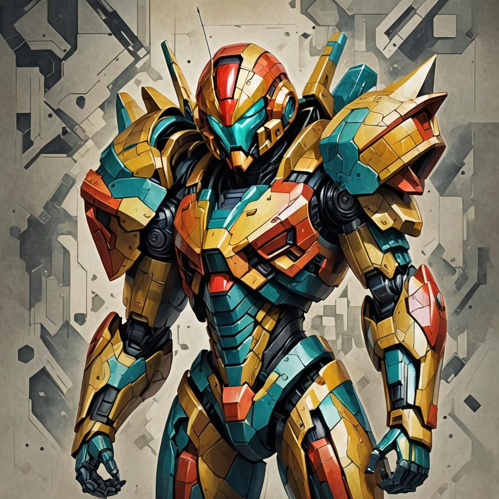 Samus Aran as a Transformer
