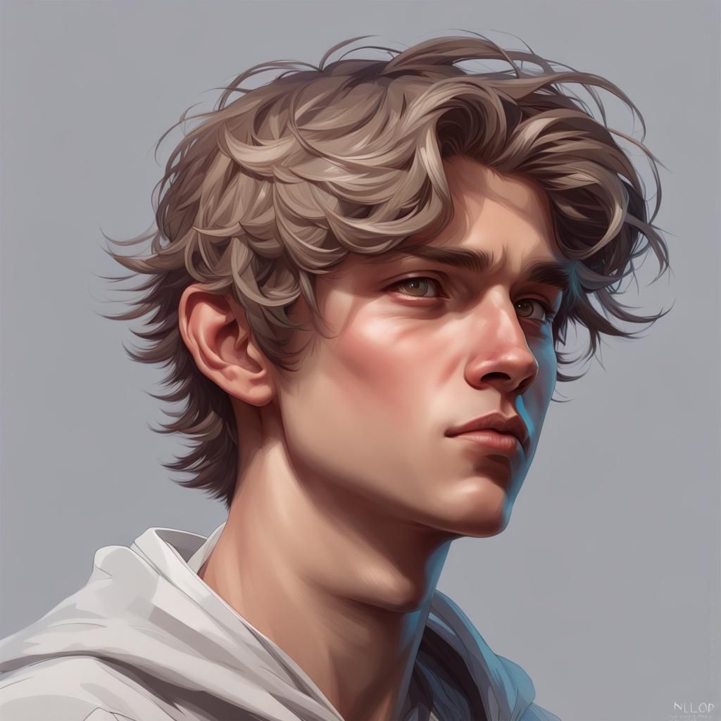 Hyperdetailed Portrait of a Boy in Volumetric Lighting