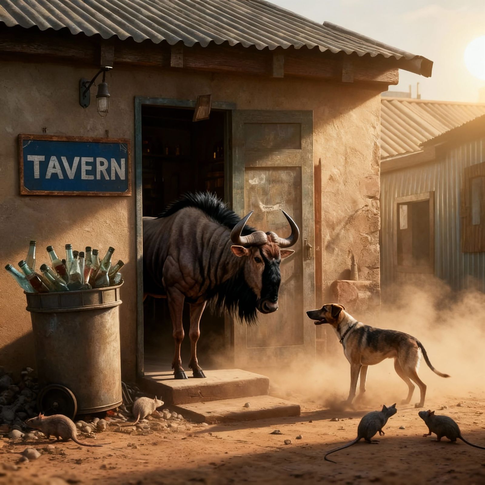 What Can a Gnu Do? AI Image