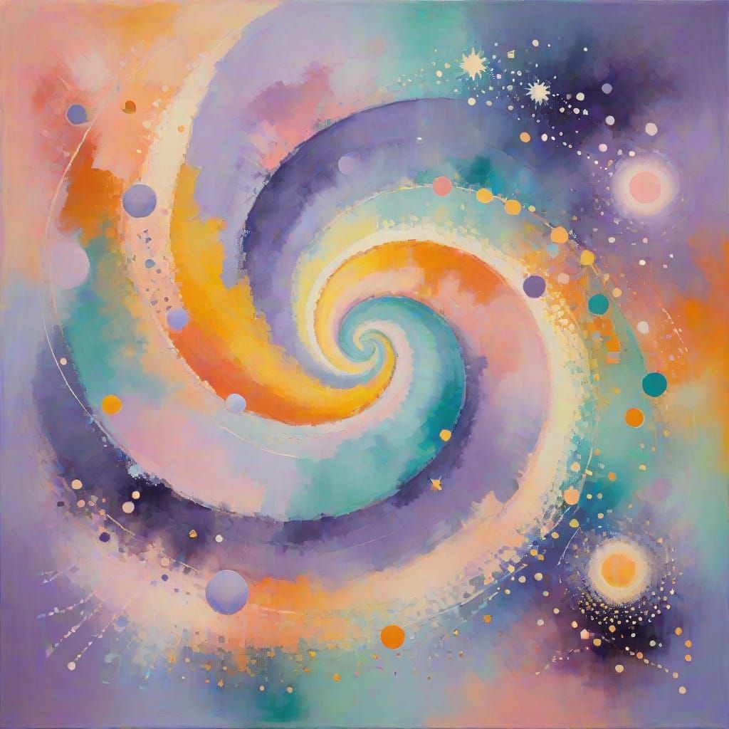 Cosmic Spiral Mandala