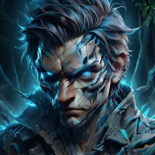 Tiger in Jungle Generated by AI