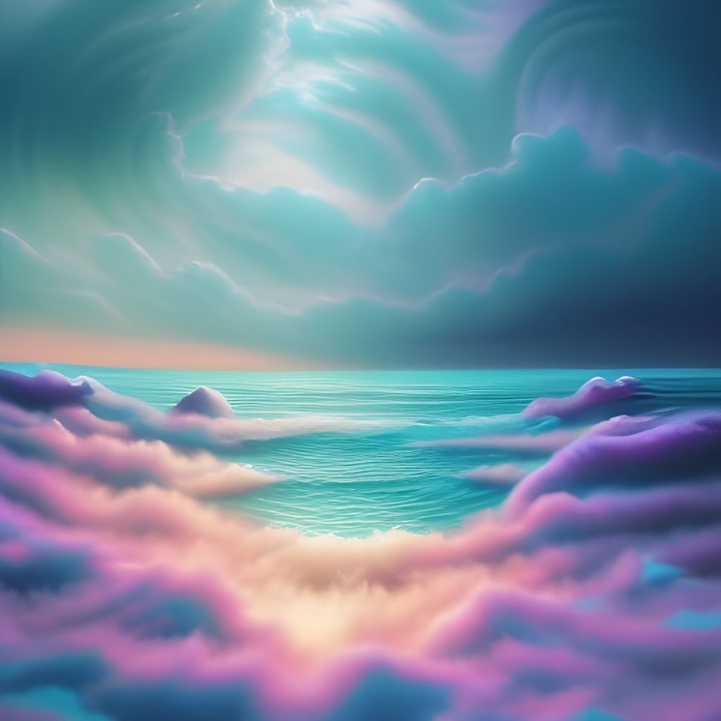 Unicorn Sea: Fairytale Realism in Vivid Colors