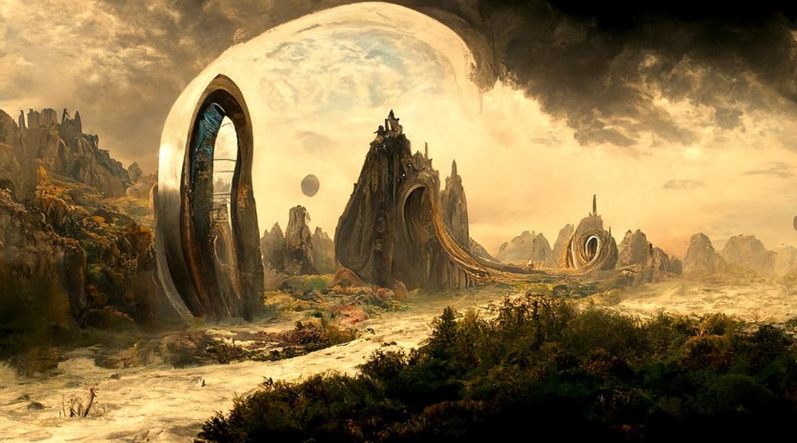 Stargate to Mechanical World, 3D Rendering