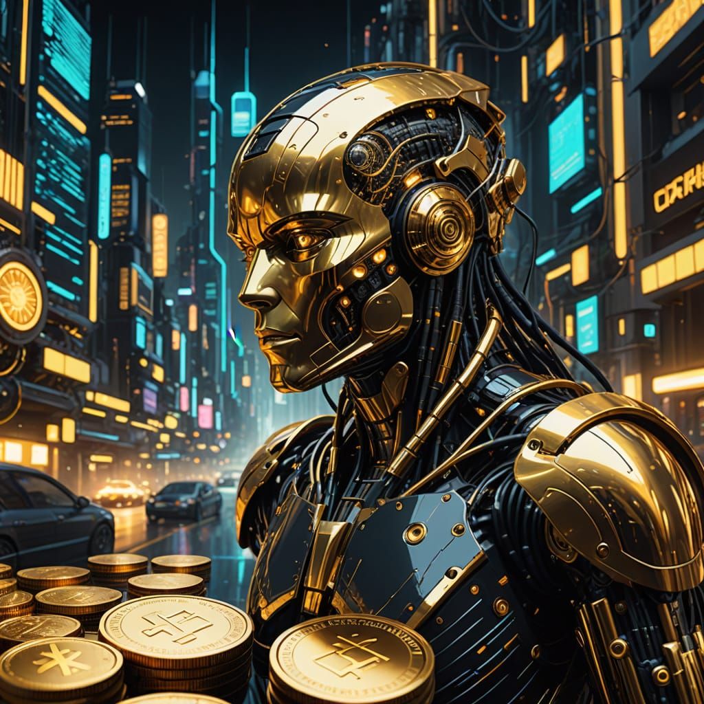 Futuristic Cityscape of Innovation and Growth