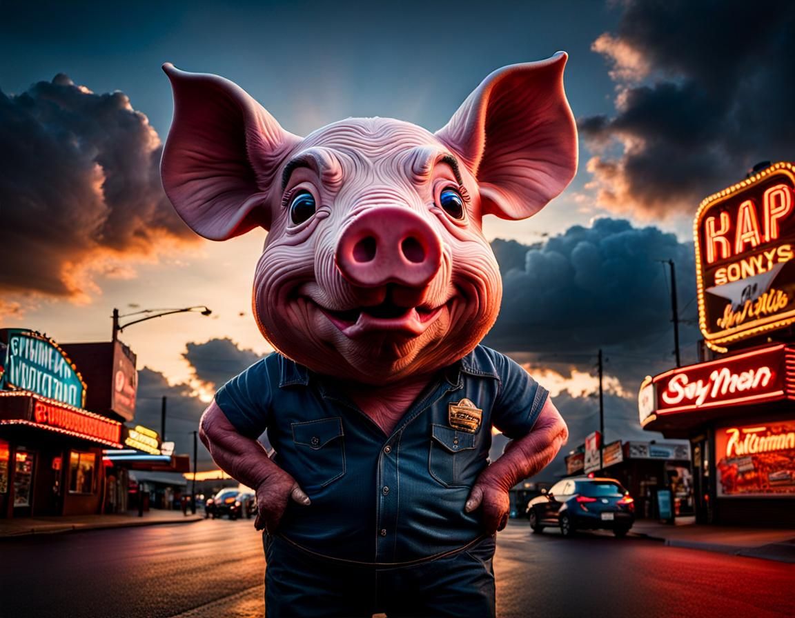 3d character pigman Cornfed