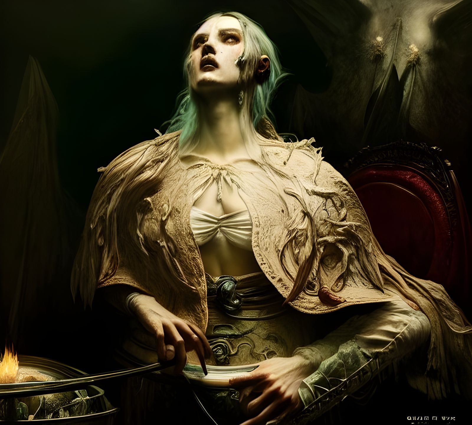 Horror Tacos Grande in Gustave Doré Style