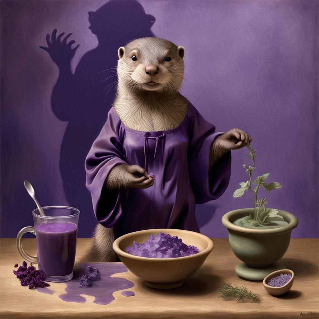 Whimsical Shadows Dance in a Surreal, Burtonesque Dreamscape