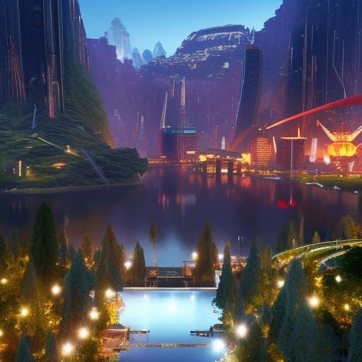 Sky City of Zalem: Fantasy Concept Art