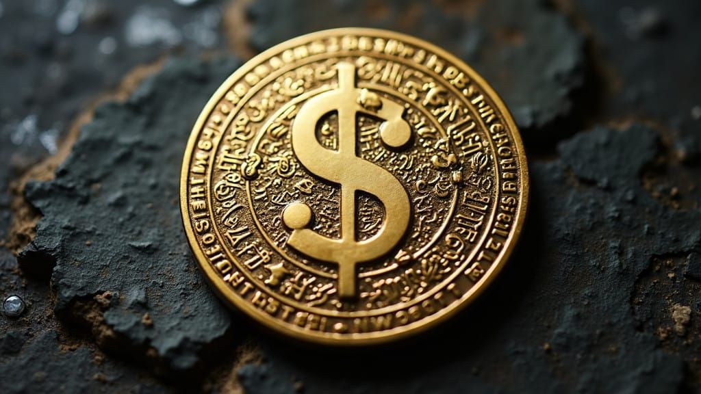 Cryptocurrency Samsara Token in the Palm of Your Hand