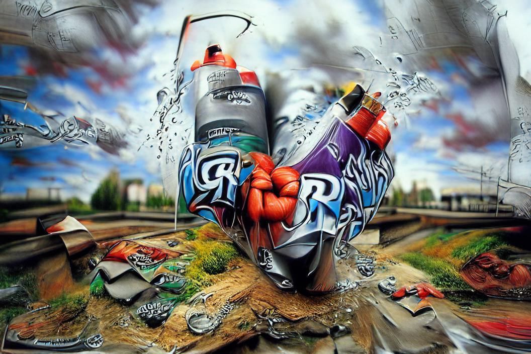 Colorful Rooster Portrait