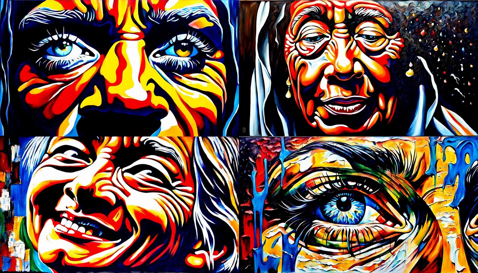 Sorrow of Knowledge: Impasto Painting of Anguish