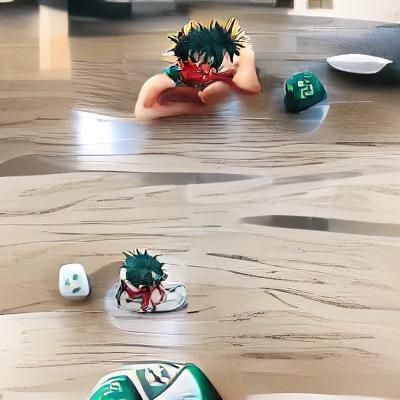 Anime Character Playing a Game