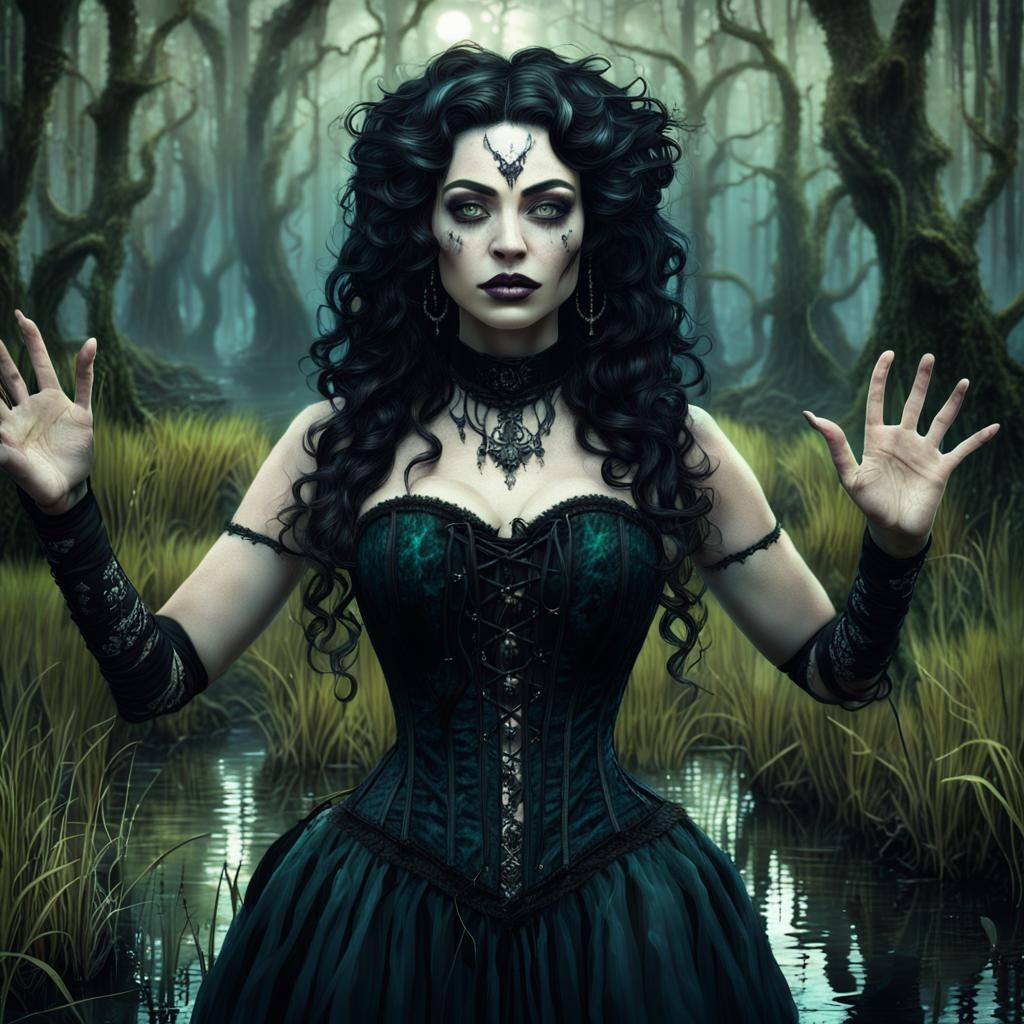 Cajun Bayou Witch Summons Ghosts in Louisiana Swamp