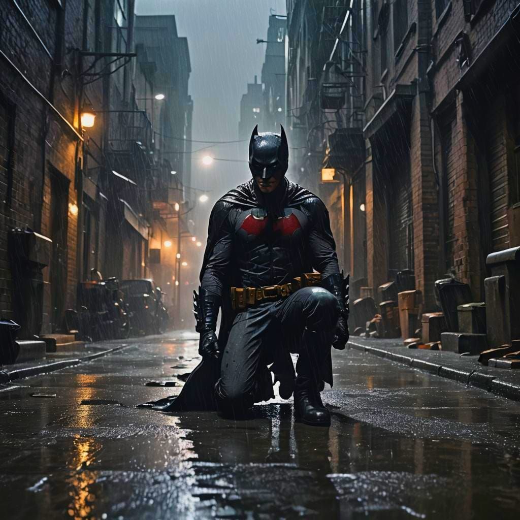 Dramatic Film Still of Robin's Death