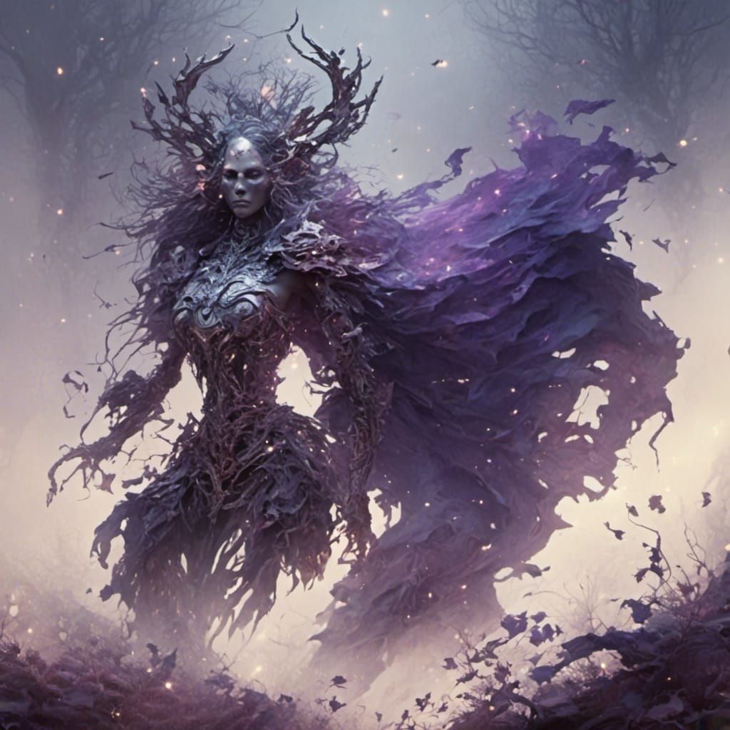 Ethereal Spirit Exhalation in the Night