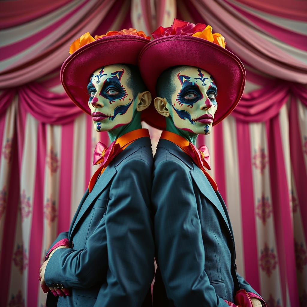 Mauler Twins in Freakshow, Digital Art